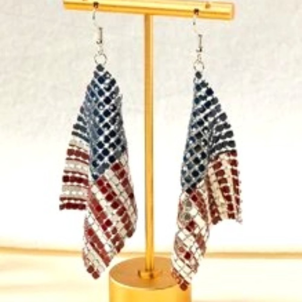 Independence day earrings